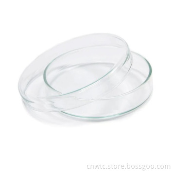 Disposable Glass Petri Dish | 100mm Round Petri Dish: Lab Equipment for Scientific Research and Education
